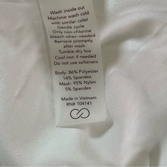 Calia by Carrie Underwood Zip Up Hooded Sleeveless Vest/Jacket White Small - Picture 6 of 7